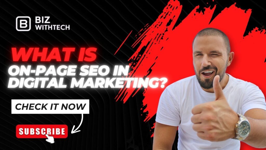What is On-Page SEO in Digital Marketing