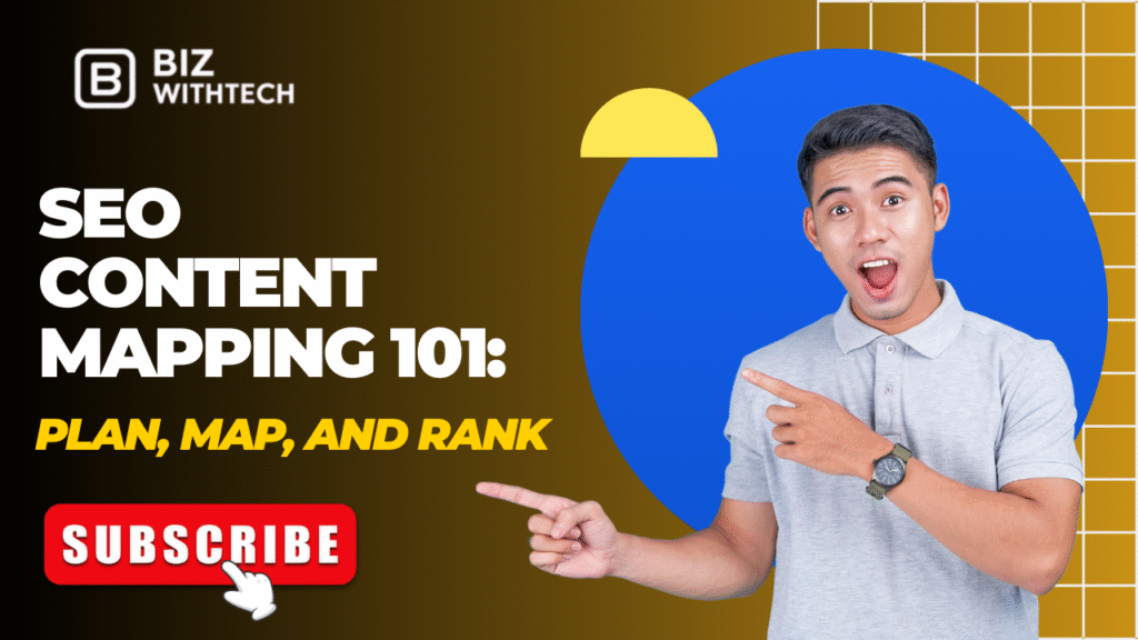 SEO Content Mapping 101 Plan, Map, and Rank