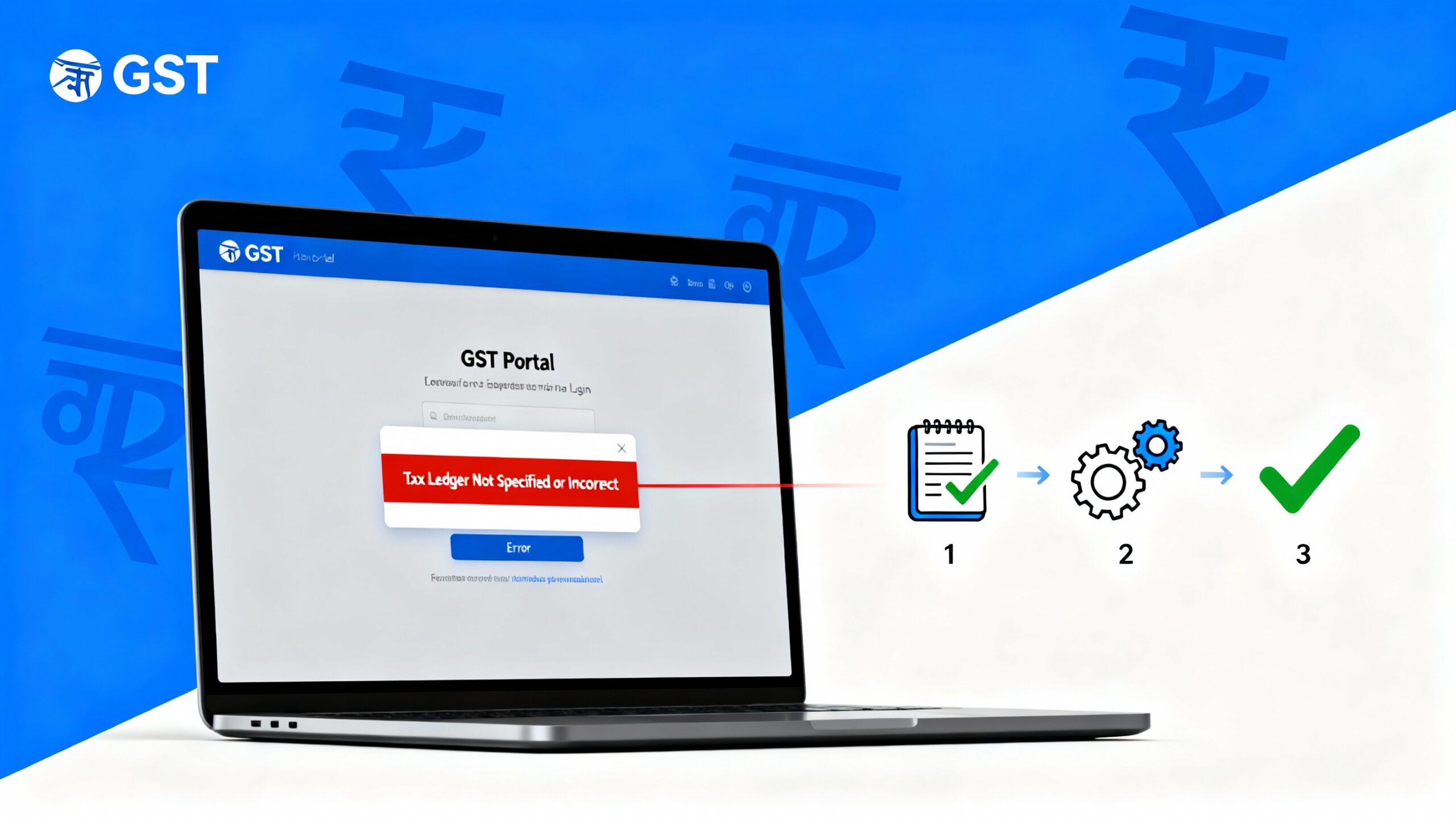 How to Fix “Tax Ledger Not Specified or Incorrect” Error in GST