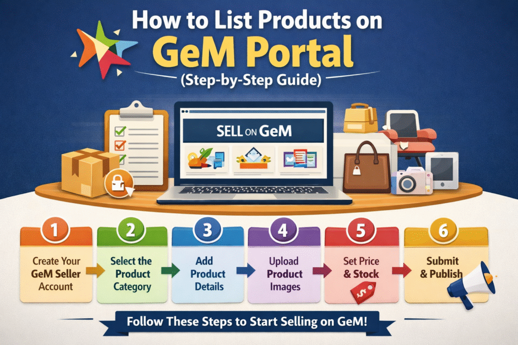 How to List Products on GeM Portal (Step-by-Step Guide)