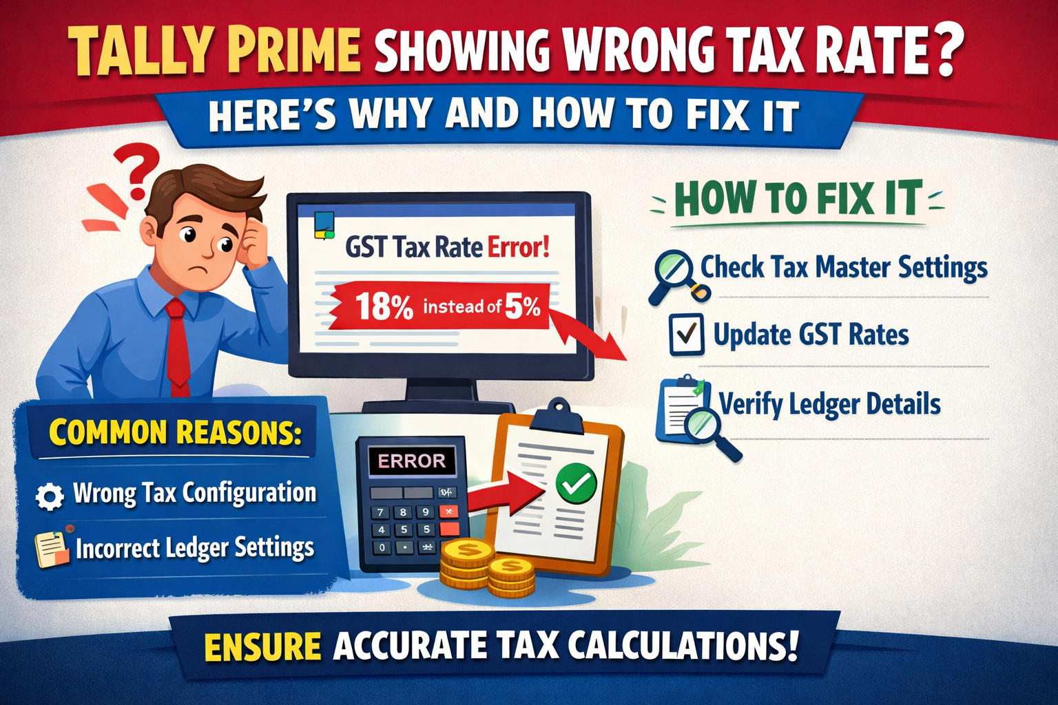Tally Prime Showing Wrong Tax Rate Here's Why and How to Fix It