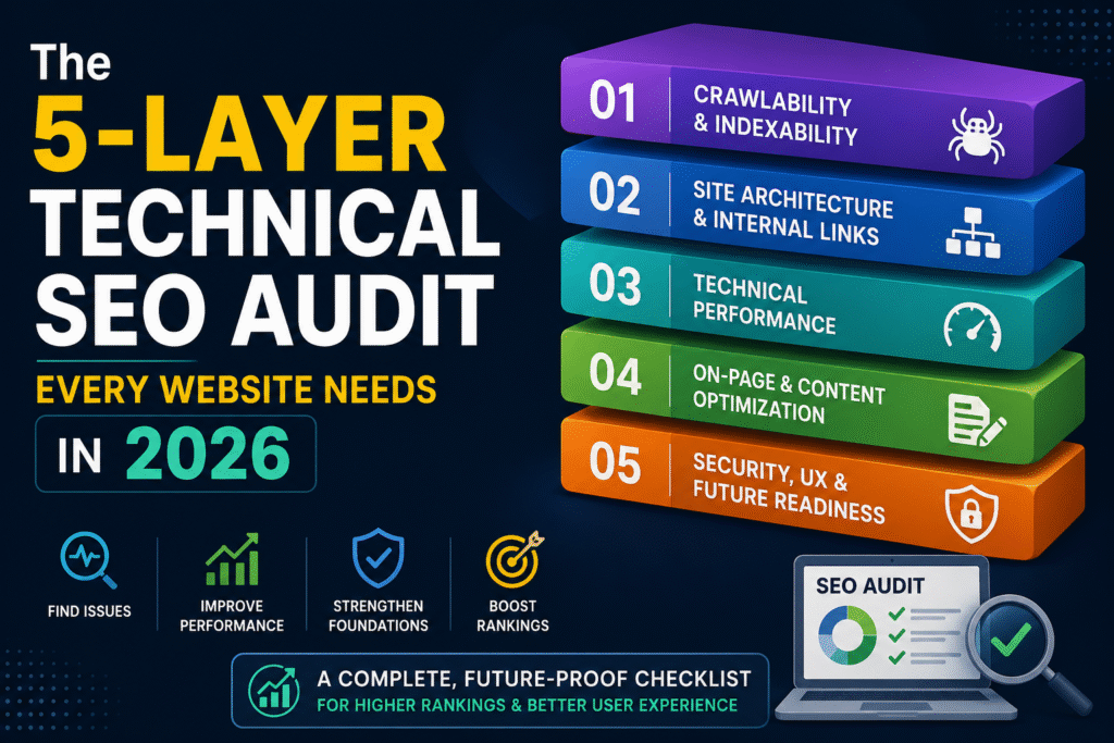 The 5-Layer Technical SEO Audit Every Website Needs in 2026