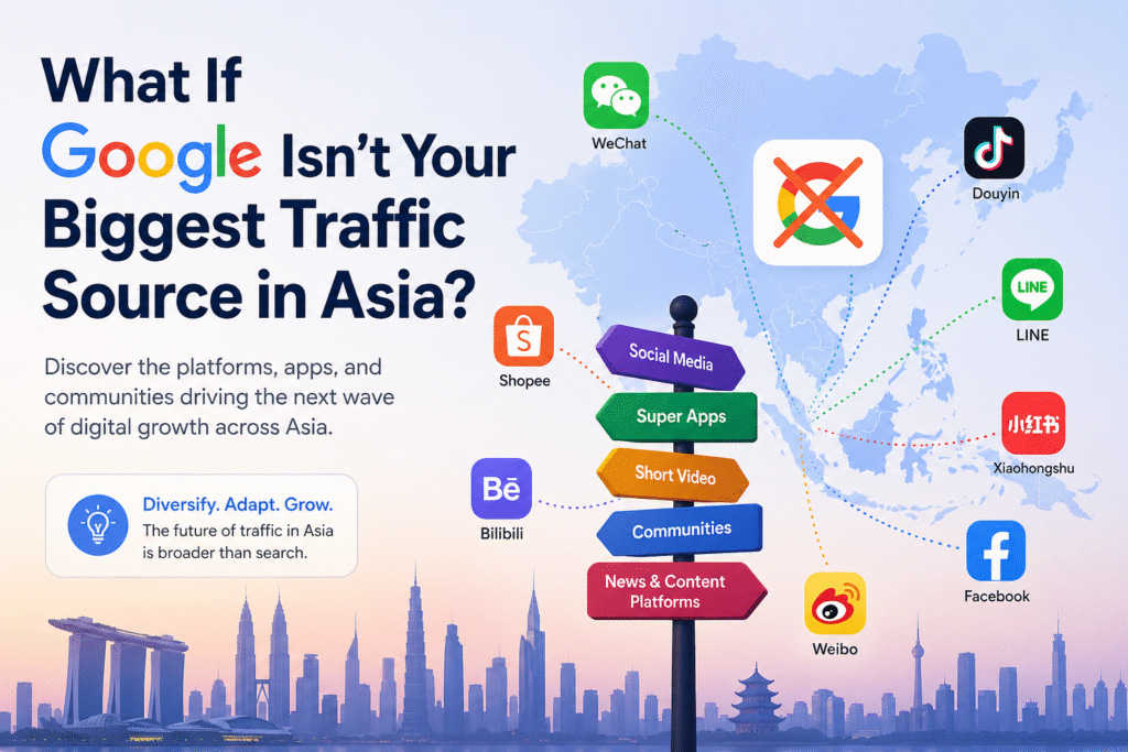 What If Google Isn’t Your Biggest Traffic Source in Asia