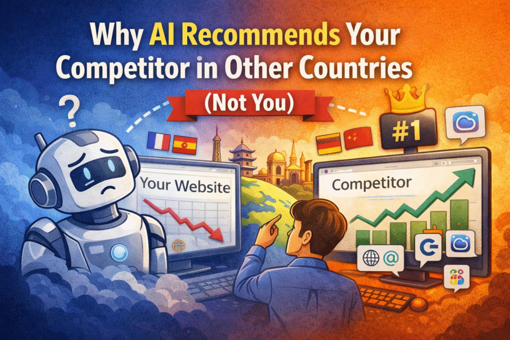 Why AI Recommends Your Competitor in Other Countries (Not You)