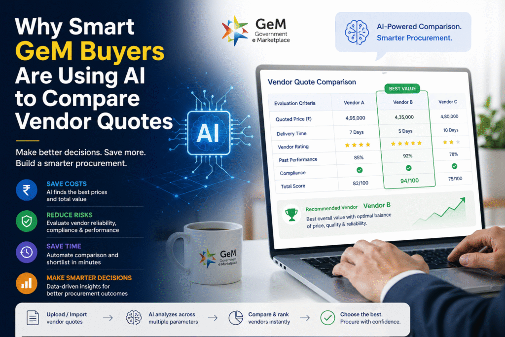 Why Smart GeM Buyers Are Using AI to Compare Vendor Quotes