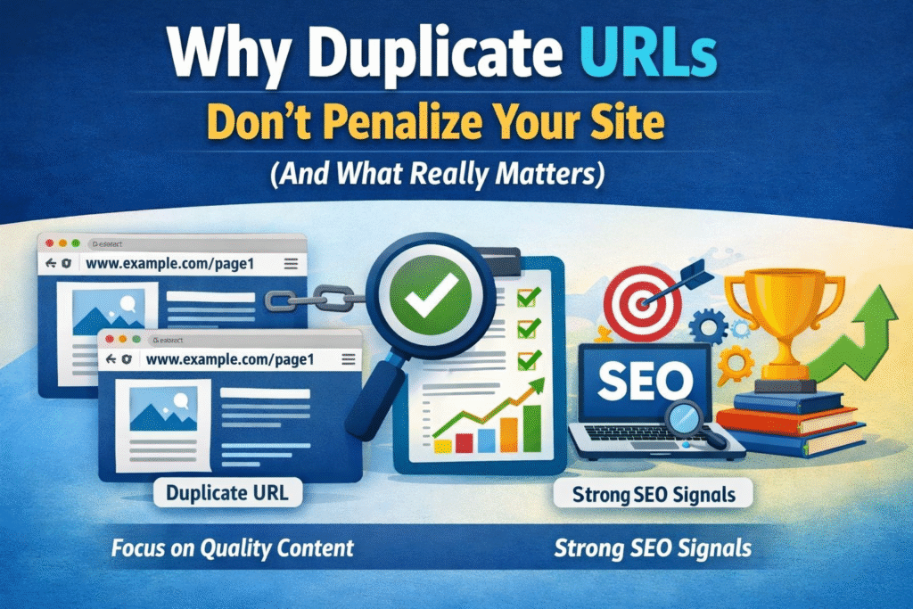 Why duplicate URLs don't harm SEO