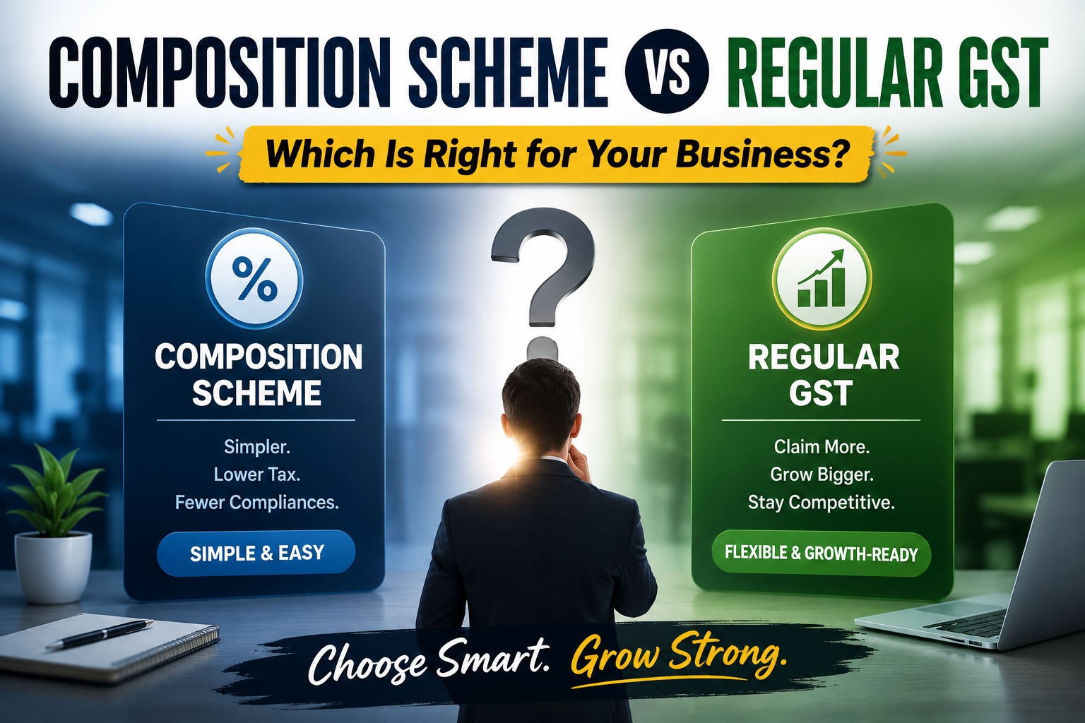 Composition Scheme vs Regular GST Which Is Right for Your Business