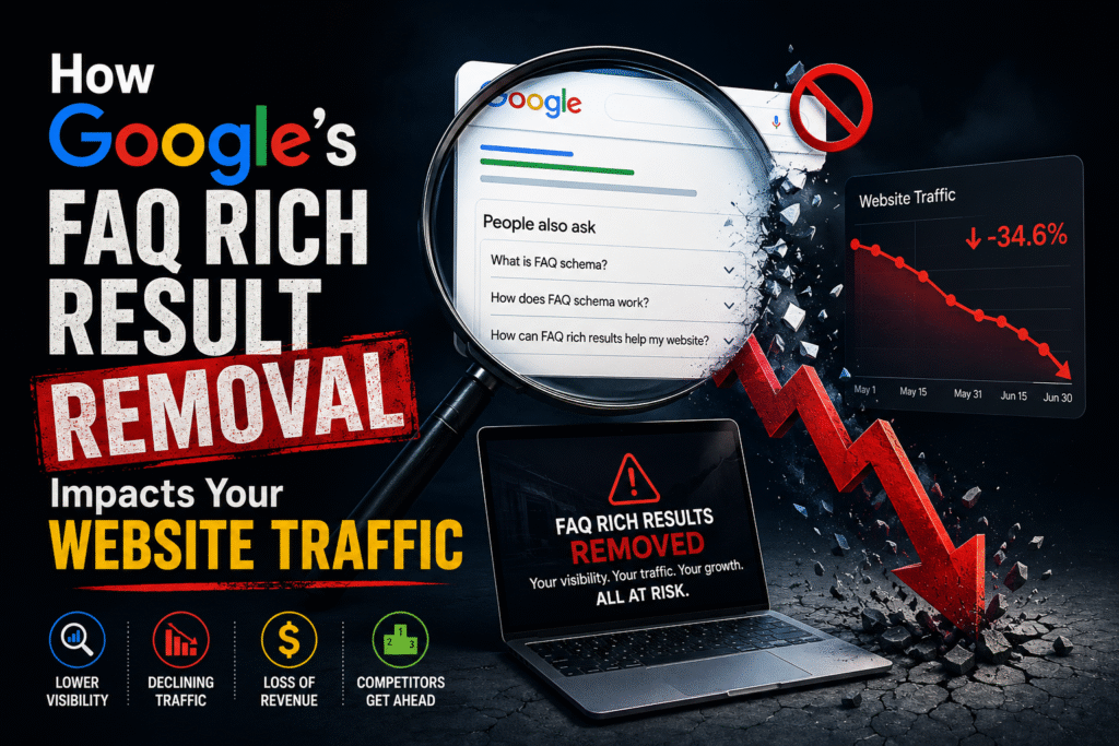How Google's FAQ Rich Result Removal Impacts Your Website Traffic