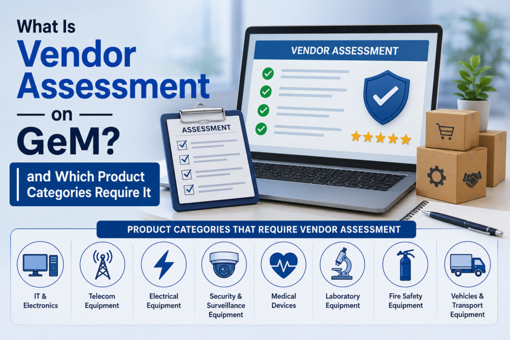 What Is Vendor Assessment on GeM and Which Product Categories Require It